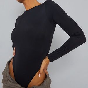 PLT black slinky bodysuit